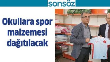 OKULLARA SPOR MALZEMESİ DAĞITILACAK