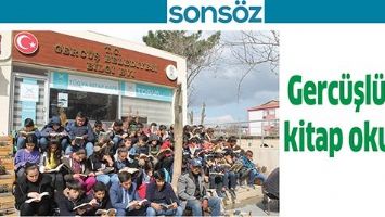 GERC&Uuml;ŞL&Uuml;LER KİTAP OKUDU