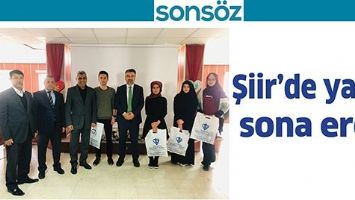 ŞİİR&rsquo;DE YARIŞ SONA ERDİ