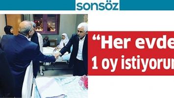 &ldquo;HER EVDEN 1 OY İSTİYORUM&rdquo;