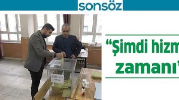 &ldquo;ŞİMDİ HİZMET ZAMANI&rdquo;