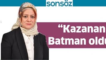 &ldquo;KAZANAN BATMAN OLDU&rdquo;