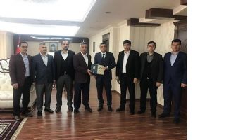 VALİ&rsquo;YE EĞİTİM BİR-SEN ZİYARETİ