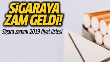 Sigaraya zam geldi