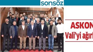 ASKON, VALİ&rsquo;Yİ AĞIRLADI