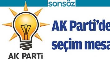 AK PARTİ&rsquo;DEN SE&Ccedil;İM MESAJI; &ldquo;OY ORANIMIZ ARTTI, 5 İL&Ccedil;EDEN 3&rsquo;&Uuml;N&Uuml; KAZANDIK&rdquo;