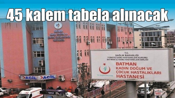 45 KALEM TABELA ALINACAK