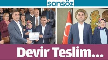 DEVİR TESLİM&hellip;