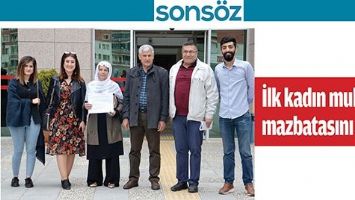 İLK KADIN MUHTAR, MAZBATASINI ALDI