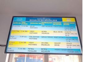 BU HİZMET, CENAZELER İ&Ccedil;İN&hellip;