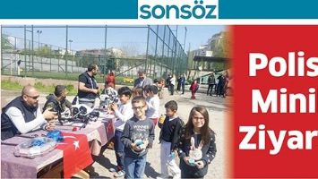 POLİSE MİNİK ZİYARET