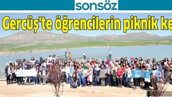 GERC&Uuml;Ş'TE &Ouml;ĞRENCİLERİN PİKNİK KEYFİ