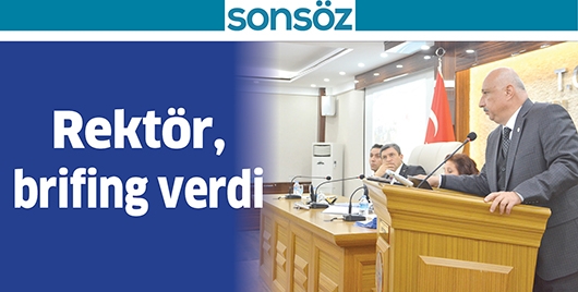 REKT&Ouml;R, BRİFİNG VERDİ