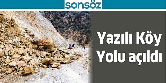 YAZILI K&Ouml;Y YOLU A&Ccedil;ILDI