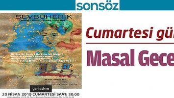 CUMARTESİ G&Uuml;N&Uuml; MASAL GECESİ