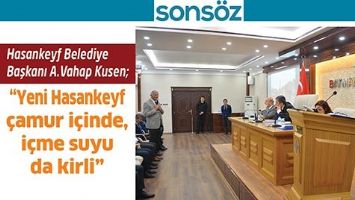HASANKEYF BELEDİYE BAŞKANI A.VAHAP KUSEN;