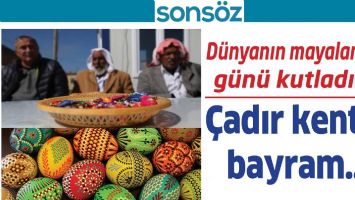 D&Uuml;NYANIN MAYALANDIĞI G&Uuml;N&Uuml; KUTLADILAR