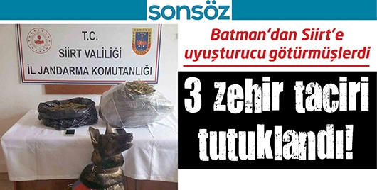 3 ZEHİR TACİRİ TUTUKLANDI!