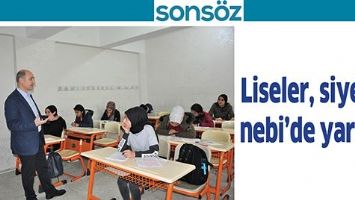 LİSELER, SİYER-İ NEBİ&rsquo;DE YARIŞTI