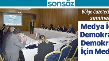 B&Ouml;LGE GAZETECİLERİNE SEMİNER;