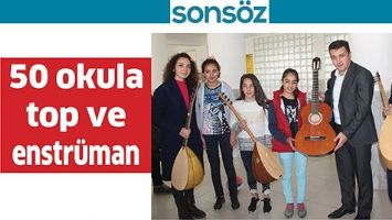 50 OKULA TOP VE ENSTR&Uuml;MAN&hellip;