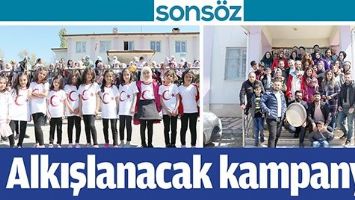 ALKIŞLANACAK KAMPANYA
