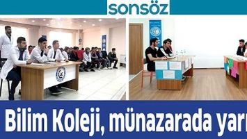 BİLİM KOLEJİ, M&Uuml;NAZARADA YARIŞTI