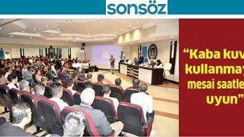 BELEDİYE G&Uuml;VENLİK&Ccedil;İLERİNE SEMİNER