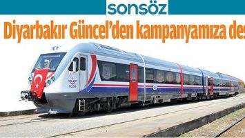 DİYARBAKIR G&Uuml;NCEL&rsquo;DEN KAMPANYAMIZA DESTEK