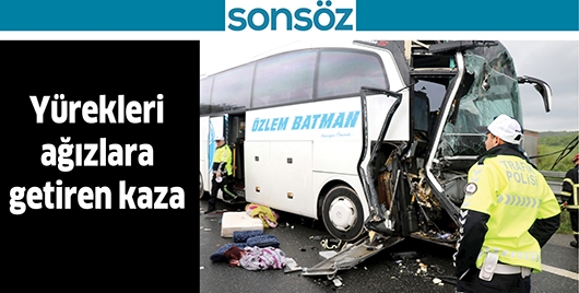 Y&Uuml;REKLERİ AĞIZLARA GETİREN KAZA