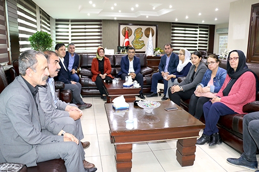 BELEDİYEYE VEKİL ZİYARETİ