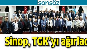 SİNOP, TGK'YI AĞIRLADI