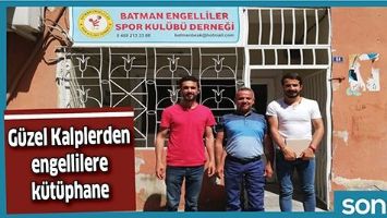 G&Uuml;ZEL KALPLERDEN ENGELLİLERE K&Uuml;T&Uuml;PHANE