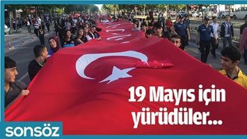19 MAYIS İ&Ccedil;İN Y&Uuml;R&Uuml;D&Uuml;LER