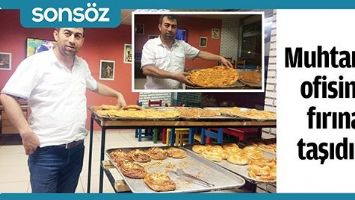 MUHTARLIK OFİSİNİ, FIRINA TAŞIDI