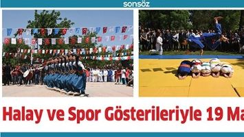 HALAY VE SPOR G&Ouml;STERİLERİYLE 19 MAYIS