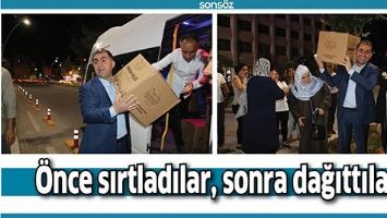 &Ouml;NCE SIRTLADILAR, SONRA DAĞITTILAR