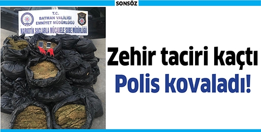 ZEHİR TACİRİ KA&Ccedil;TI POLİS KOVALADI!