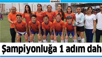 ŞAMPİYONLUĞA 1 ADIM DAHA...