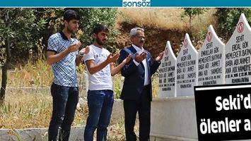 SEKİ&rsquo;DE &Ouml;LENLER ANILDI