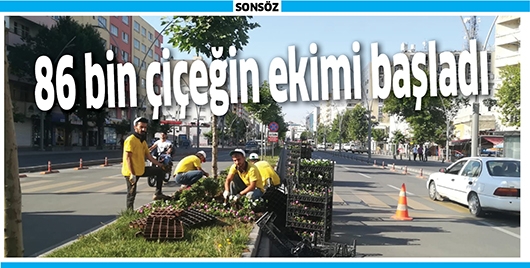86 BİN &Ccedil;İ&Ccedil;EĞİN EKİMİ BAŞLADI