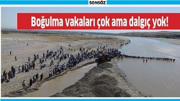 UTAN&Ccedil; VERİCİ; BOĞULMA VAKALARI &Ccedil;OK AMA DALGI&Ccedil; YOK!