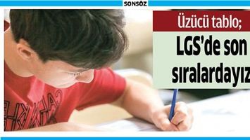 &Uuml;Z&Uuml;C&Uuml; TABLO; LGS&rsquo;DE SON SIRALARDAYIZ