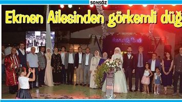 EKMEN AİLESİNDEN G&Ouml;RKEMLİ D&Uuml;Ğ&Uuml;N