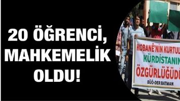 20 &Ouml;ĞRENCİ, MAHKEMELİK OLDU!