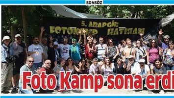 FOTO KAMP SONA ERDİ