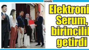 ELEKTRONİK SERUM, BİRİNCİLİK GETİRDİ