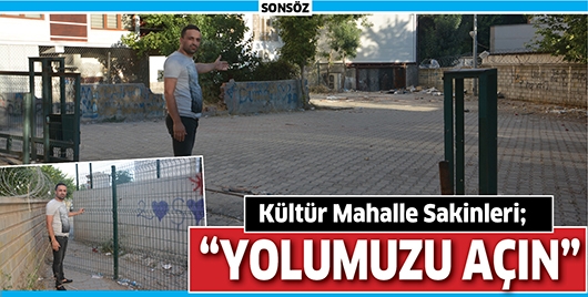 &ldquo;YOLUMUZU A&Ccedil;IN&rdquo;