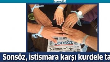 SONS&Ouml;Z, İSTİSMARA KARŞI KURDELE TAKTI