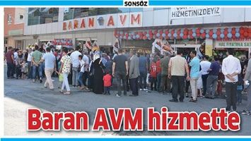 BARAN AVM HİZMETTE